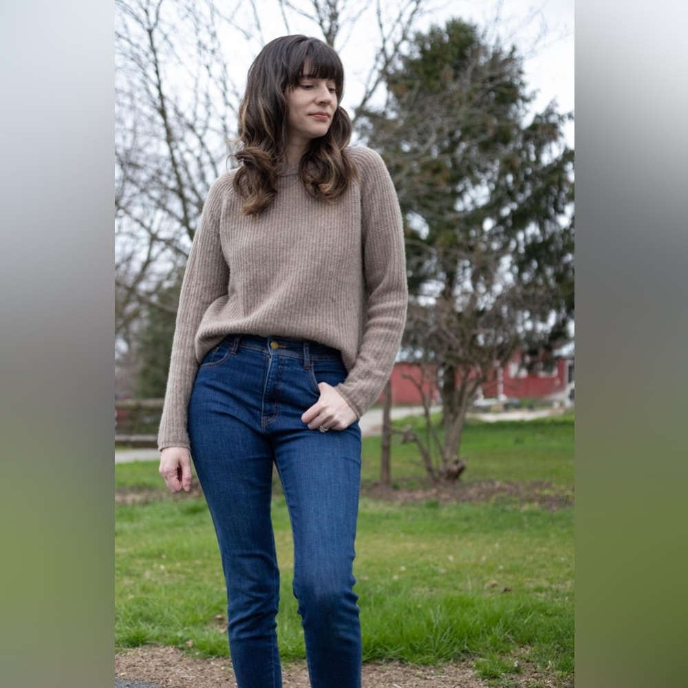 Jenni Kayne Cashmere Fisherman Sweater - Picture 2 of 8